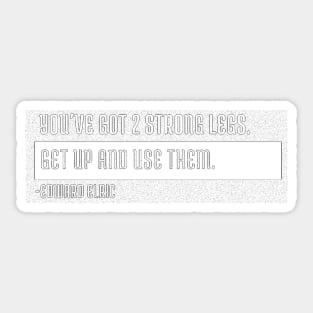 Edward Elric's Rallying Call Sticker